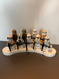 Nine Figure Minifigure Stand
